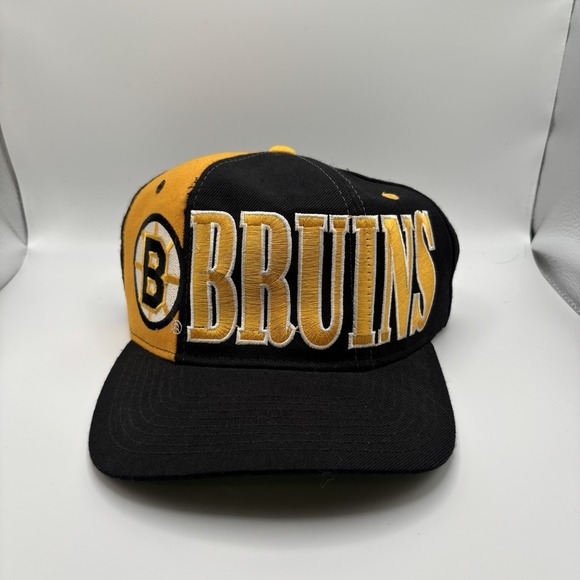VTG 90s NHL Boston Bruins Black/Yellow Starter 